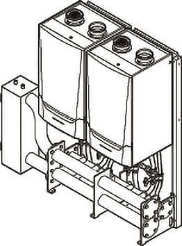 SYSTEME CASCADE PREFAB COMPLET POUR MONTAGE LV DE 2X QUINTA ACE 160 REMEHA vue 1