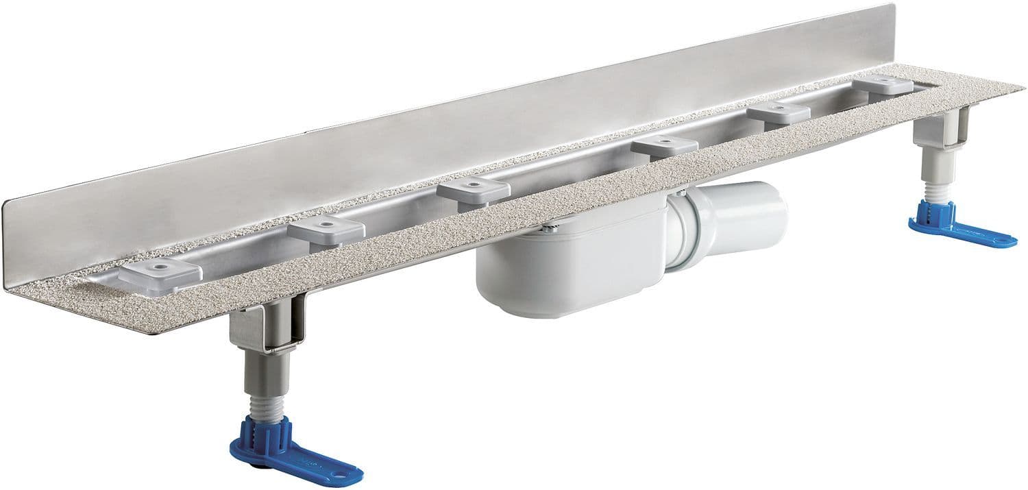 CANIVEAU+CORPS MURAL CERALINE PLAN DALLMER 80CM INOX vue 1