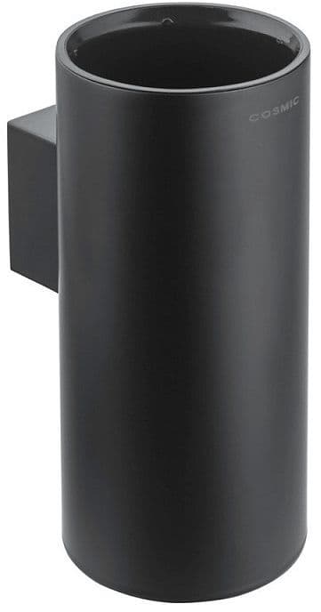 PORTE-VERRE AVEC GOBLET BLACK&WHITE COSMIC NOIR MAT vue 1