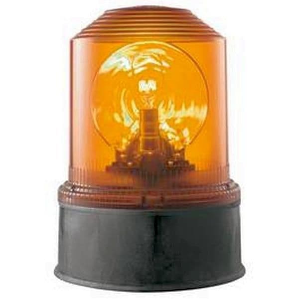 Dsl 7337 girophare Orange standard 240Vac / 0,2A 25W vue 1