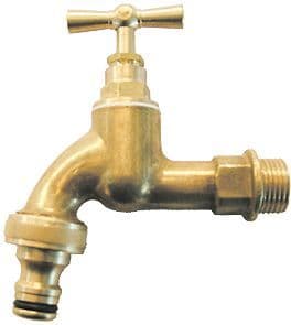 ROBINET DOUBLE SERVICE EN CUIVRE 1/2" MODELE LOURD vue 1