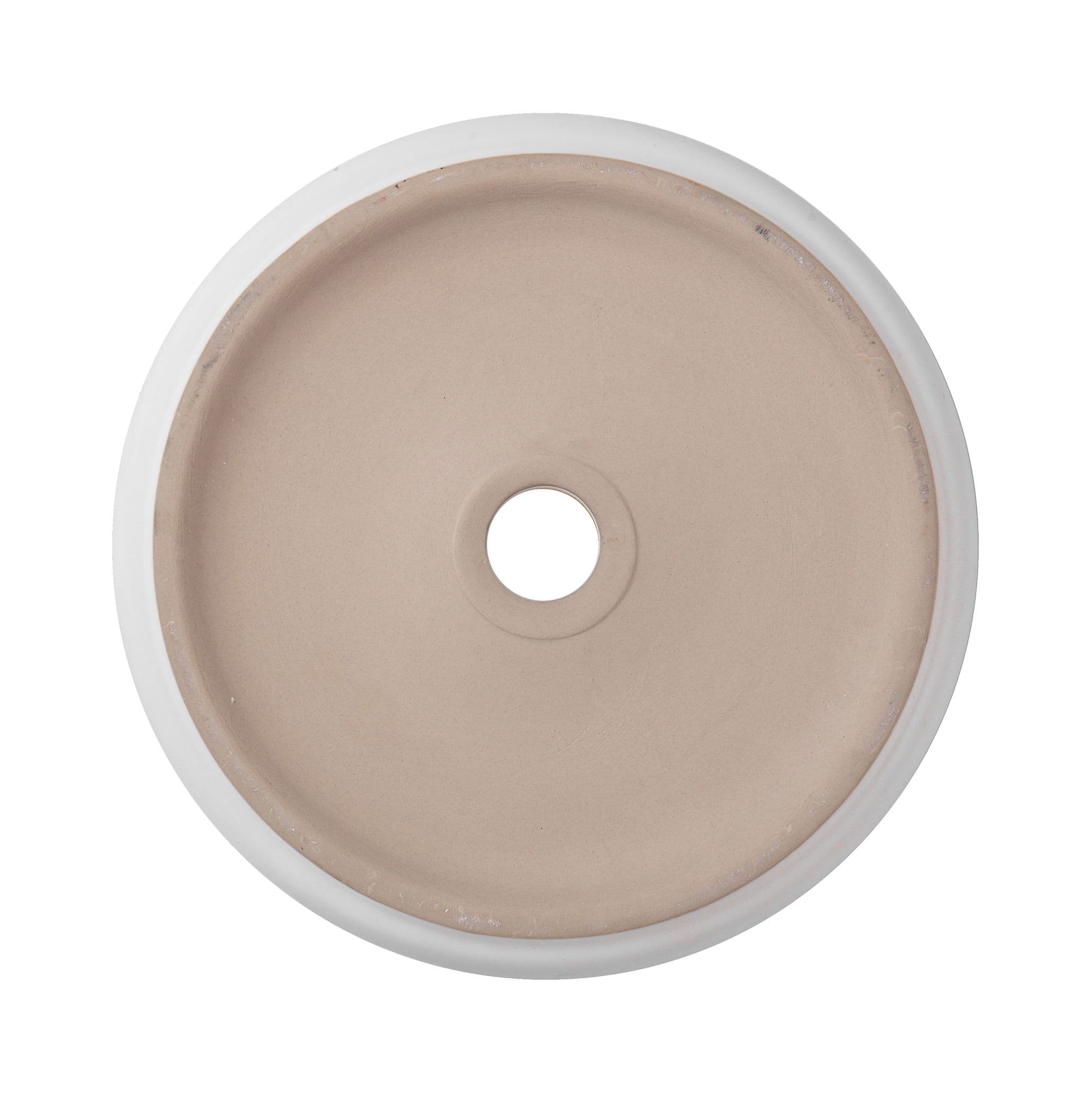 ALONI FIRA LAVABO - À POSER – SANS TROP-PLEIN – SANS TROU DE ROBINET – AVEC BONDE CLIC-CLAC – CÉRAMIQUE – 36X12,5X36 CM – BLANC MAT vue 1