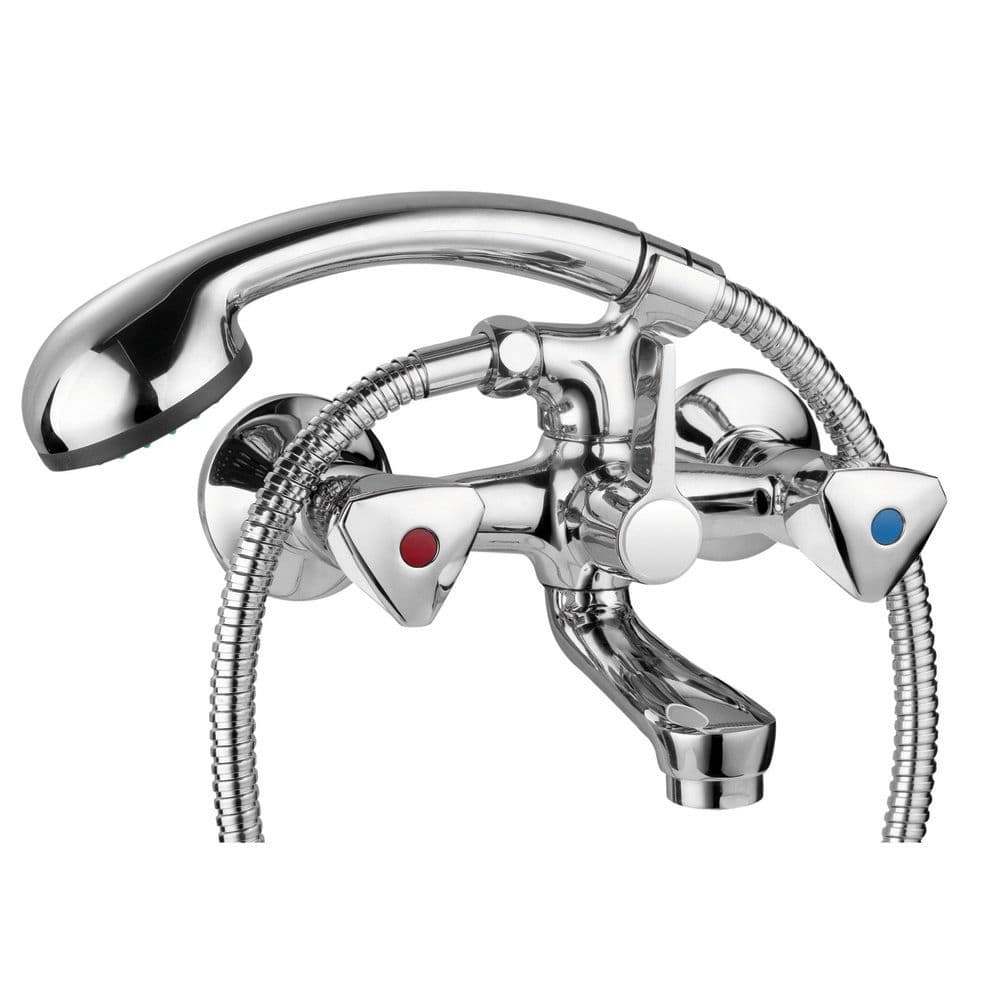 Isifix Easy II mitigeur bain-douche deux poignées complet vue 1