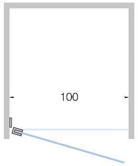PORTE PIVOTANTE NICHE CLOSE >100CM H 200CM INOX-TIMELESS vue 1