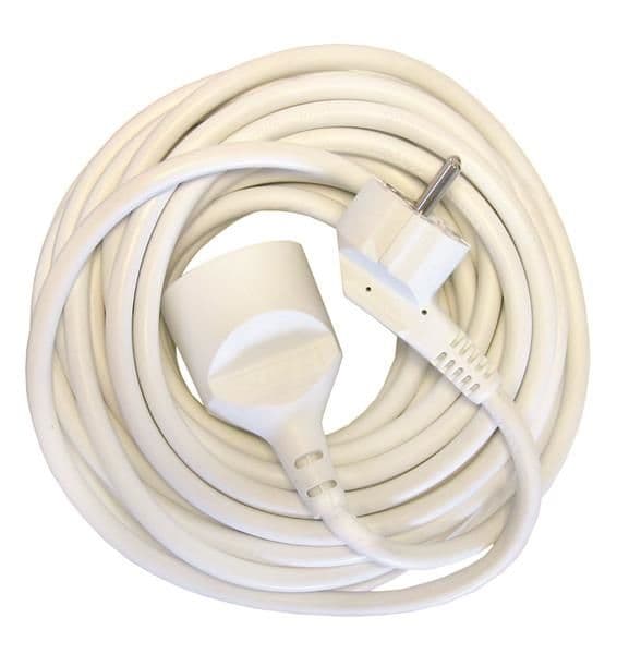 Rallonge 3 x 1.5mm² 10m Blanche vue 1