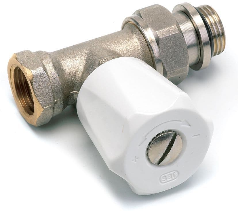 VANNE RADIATEUR COMAP DOUBLE REGLABLE DROIT 3/8"-M28 vue 1