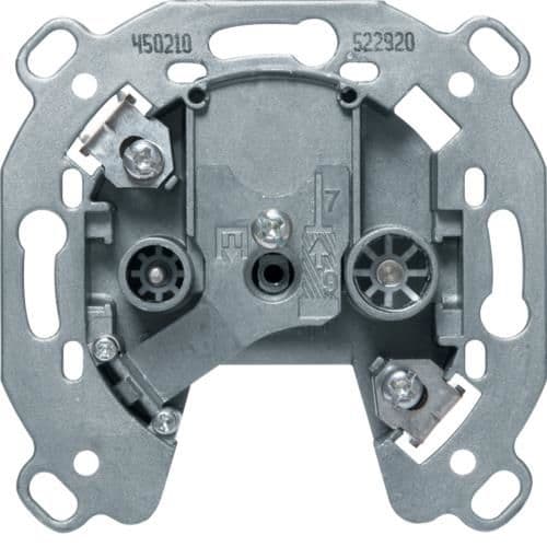 Prise coax FM / TV Berker Serie 1930 / Glas / R.classic vue 1