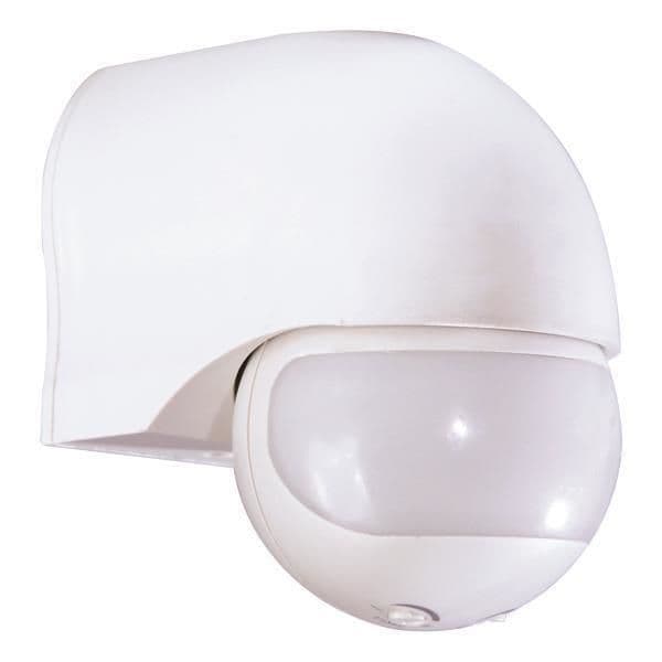 Détecteur de mouvement (infrarouge) 180° 800W 220 - 240V IP44 Blanc vue 1