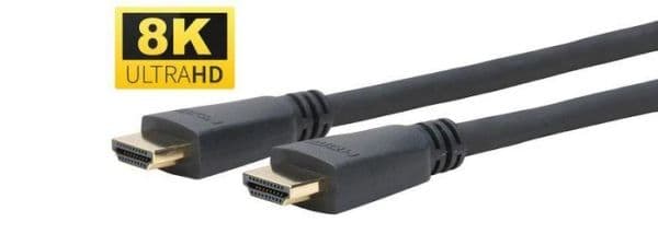 Câble HDMI 2.1 8K 120Hz 48Gb / s 1.5m Noir vue 1
