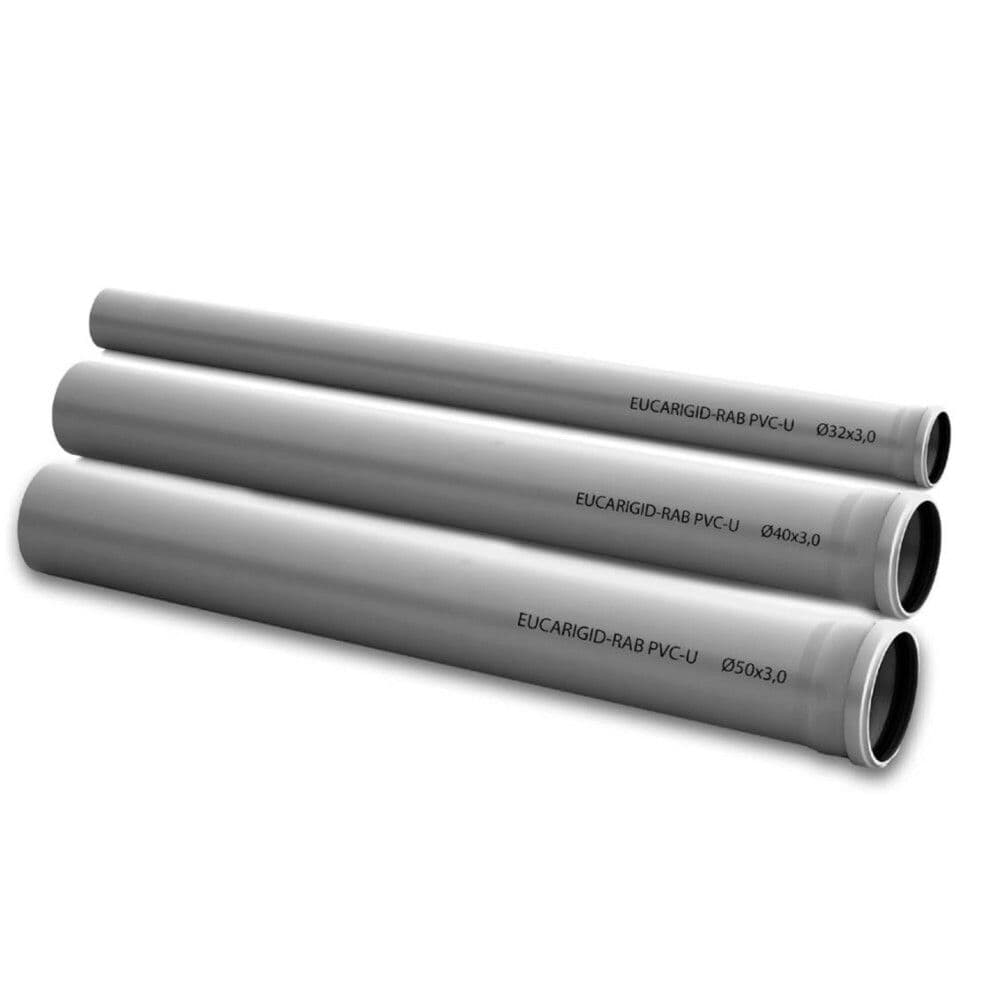 Kabelwerk Eupen Eucarigid-RAB PVC-U 40x3,0 BENOR manchonné longueur 1 m vue 1