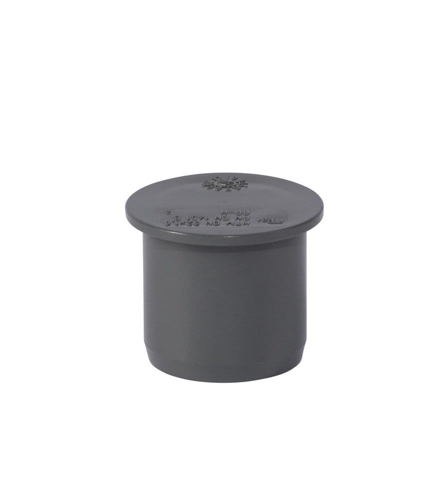 Ostendorf Kunststoffe HT-Safe M bouchon polypropylène D 110 mm gris vue 1
