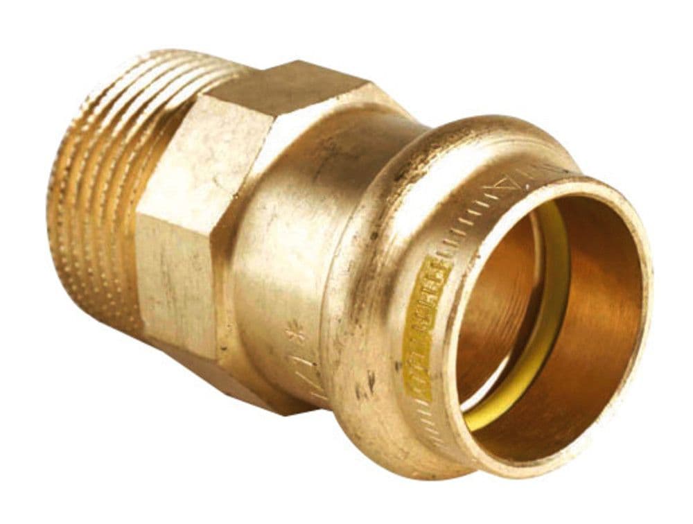 Conex Bänninger raccord sertir profil B cuivre gaz mamelon FM 22x3/4 vue 1