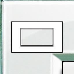 LivingLight - plaque rectangulaire 4 modules Aquamarine vue 1
