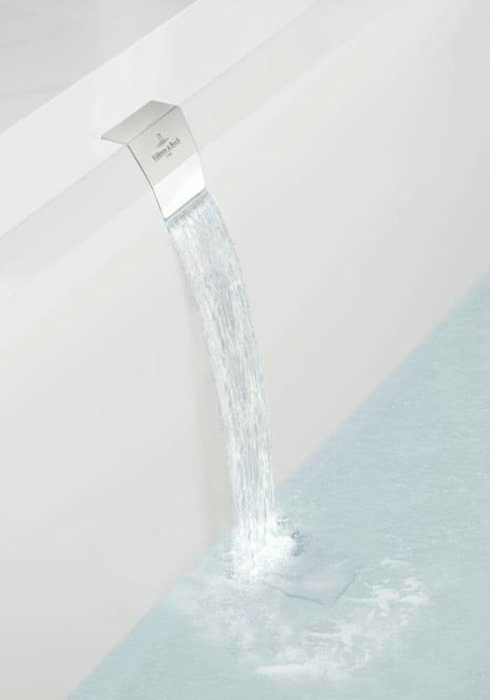 Villeroy & Boch alimentation eau Squaro Edge 12 150x220x65mm chrome blanc vue 1