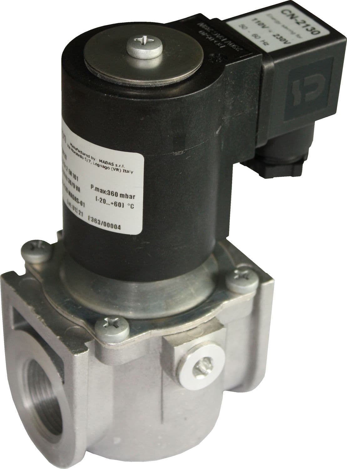 ELECTROVANNE GAZ A REARMEMENT AUTOMATIQUE TEMPOLEC 5/4" vue 1