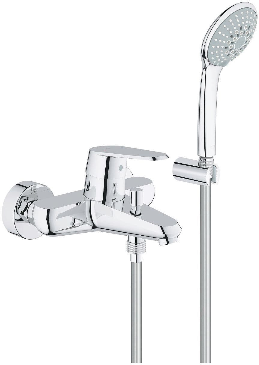 MITIGEUR BAIN EURODISC COSMOPOLITAN FG COMPLET CHROME vue 1