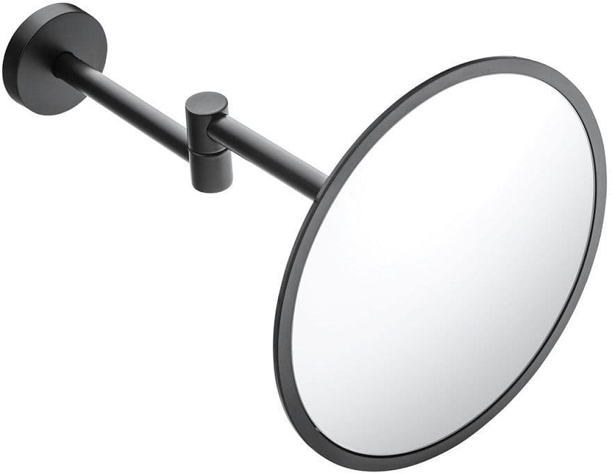 MIROIR GROSSISSANT 3X DEUX BRAS BLACK&WHITE COSMIC NOIR MAT vue 1