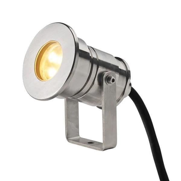 Dasar projector, Led, 7W, 3000K, 12V - 24V, Inox vue 1