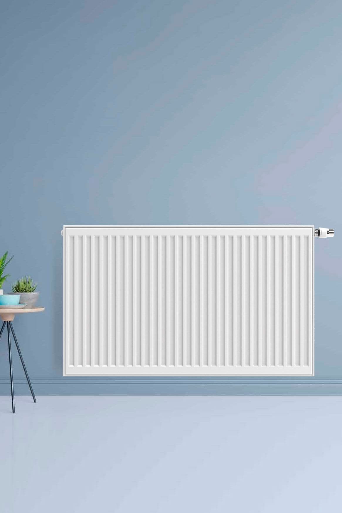 BELRAD RADIATEUR PANNEAU - T33 - 6 RACCORDEMENTS - 400X800MM - 1369W - BLANC BRILLANT vue 1
