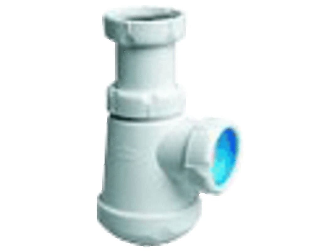 Nicoll siphon bouteille modèle petite 5/4" x 32 mm PP blanc vue 1
