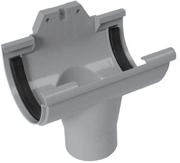 NAISSANCE UNIVERSELLE PVC 125-80MM GRISE CLAIRE vue 1