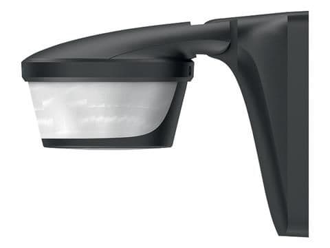Détecteur de mouvement extérieur Noir apparent 300° 1 canal 16m IP55 600W Led vue 1