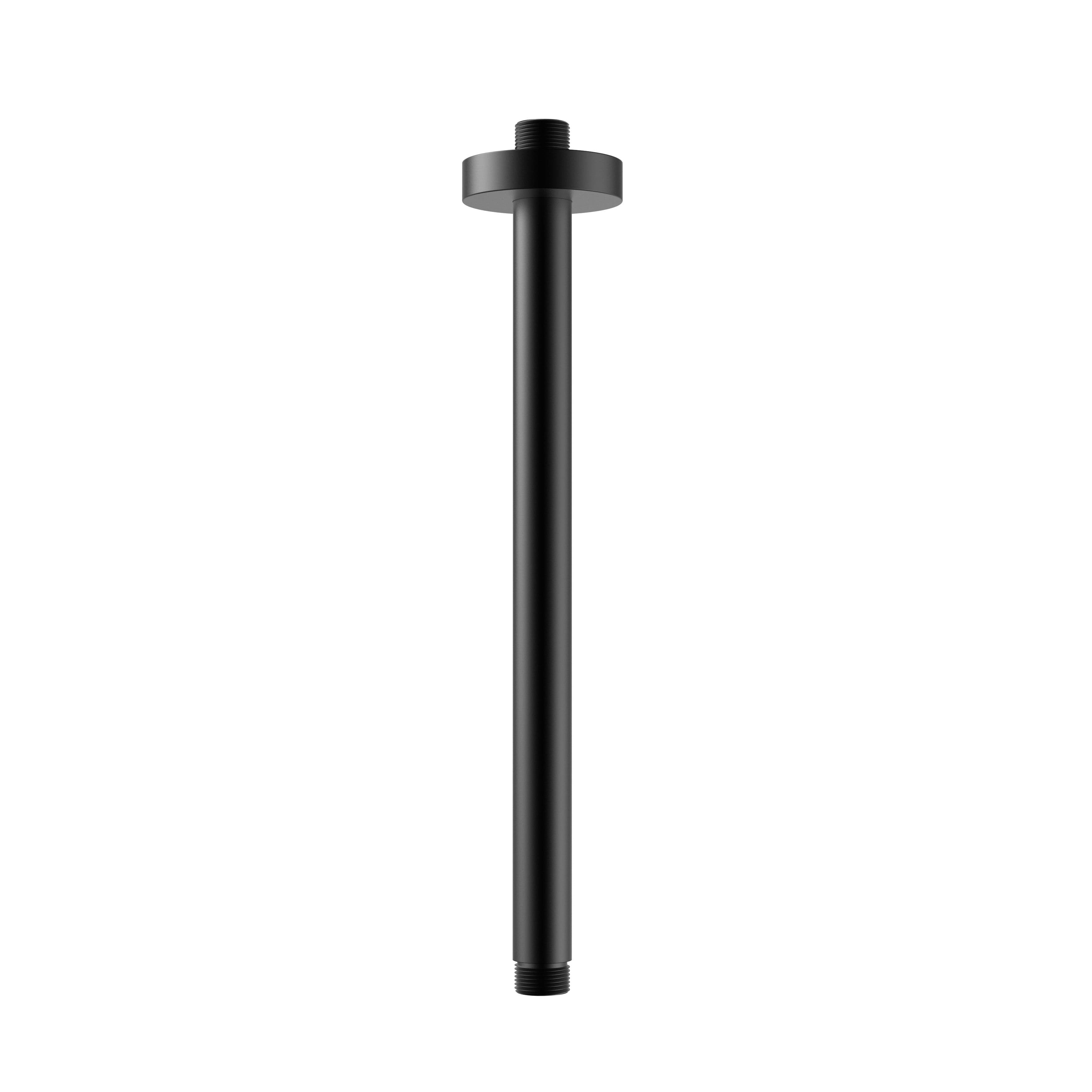 UNIFORMA BRAS DE DOUCHE – FIXATION PLAFOND – 30 CM – NOIR MAT (PVD) vue 1