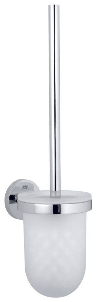Grohe Essentials porte-balai WC verre/métal mural invisible chromé vue 1