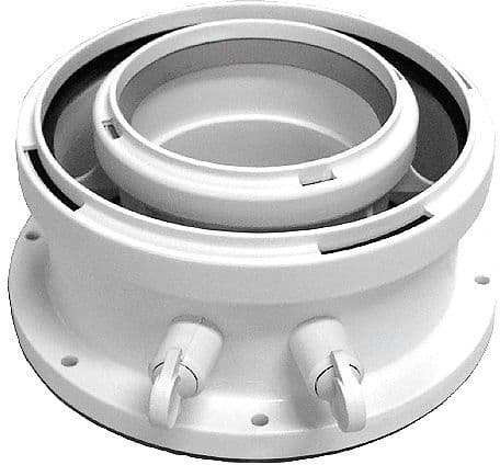 ADAPTATEUR DEPART CONCENTRIQUE JUNKERS AZB931 80/125MM vue 1