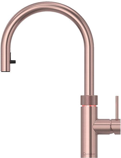 MITIGEUR DE CUISINE AVEC DOUCHETTE EXTRACTIBLE FLEX QUOOKER CUIVRE ROSE vue 1