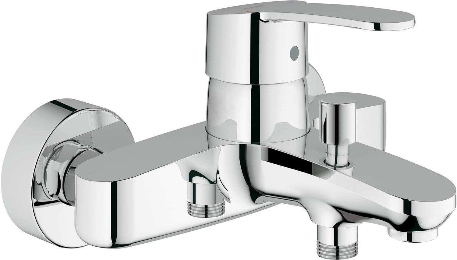 MITIGEUR DE BAIN EUROSTYLE NU GROHE CHROME vue 1