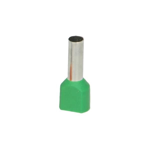 Borne d'extrémité de câble double isolée max. section 6mm² longueur du manchon cuivre: 14mm vue 1