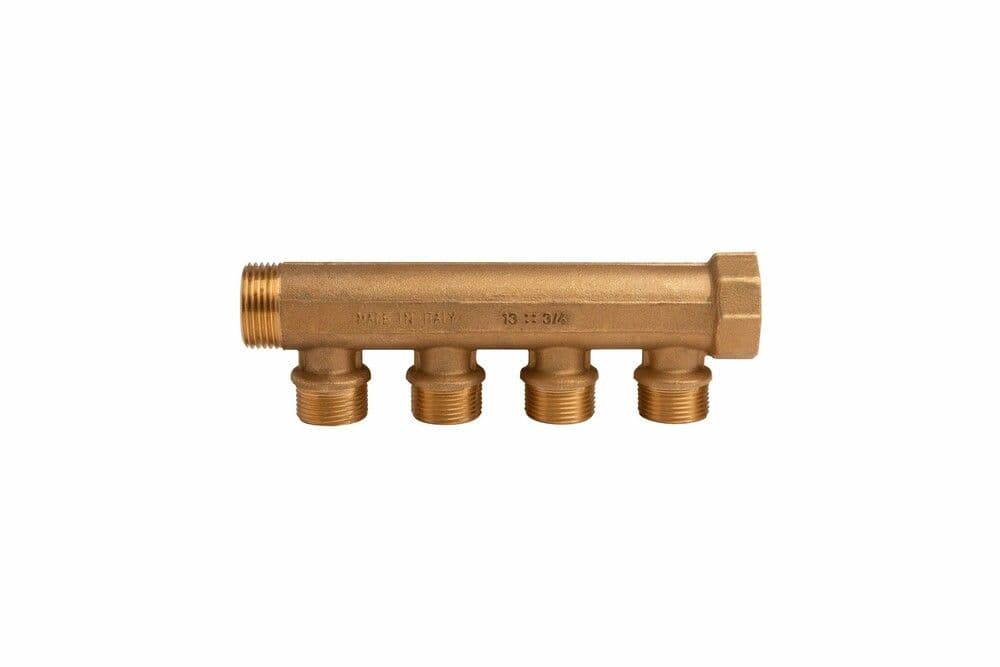 SYSTEMPEX collecteur 3/4"MF sortie 1/2" 4 circuits vue 1