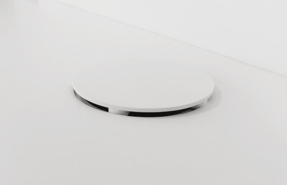 Dzignstone Solid Flat plaque de recouvrement pour receveur de douche 109 mm vue 1