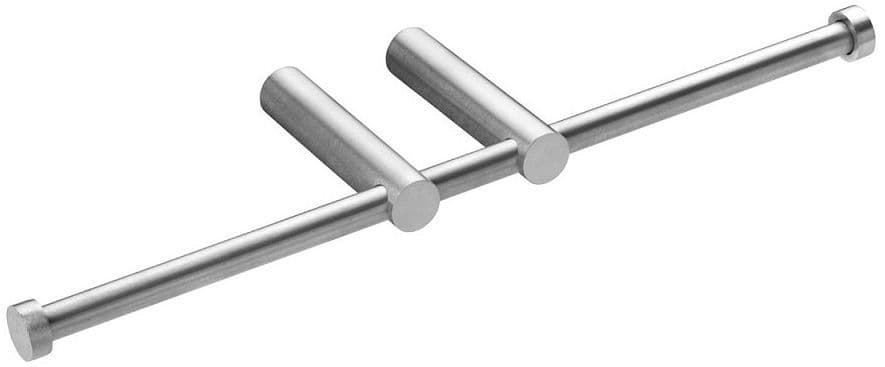 PORTE-ROULEAU DOUBLE LOGIC COSMIC INOX BROSSE vue 1