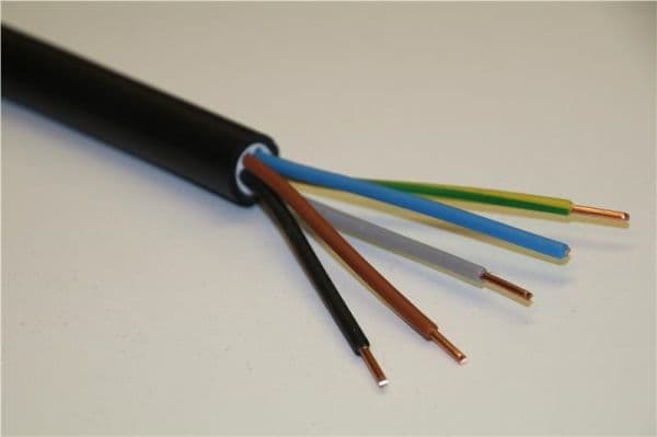 Exvb 5 G 6 Noir sur bobine de 500m classe CPR: ECA vue 1