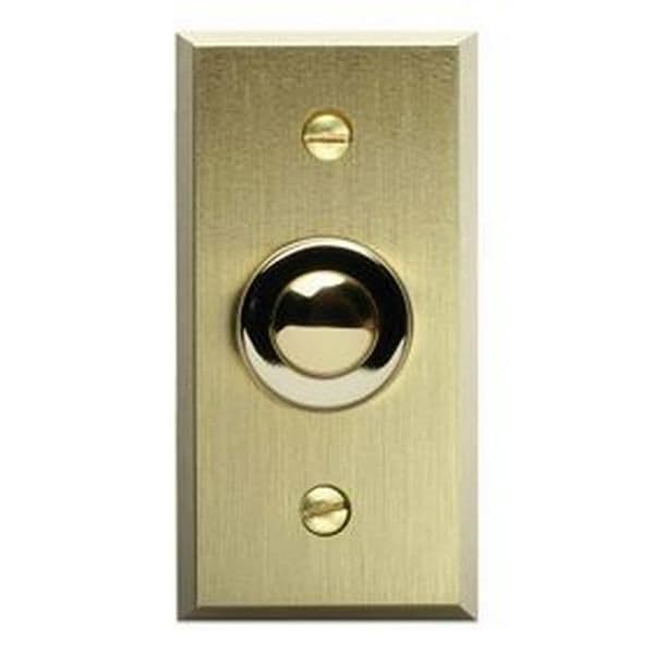 Eta 2310 bouton d'appel en saillie Laiton brossé vue 1