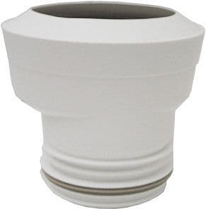 SORTIE WC NERVUREE UNIVERSELLE EXCENTRIQUE 90MM 88-98 vue 1