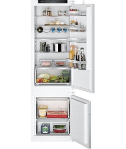 Réfrigérateur - intégrable IQ300 combi-bottom - 177,5cm LowFrost, classe E, 35dB, hyperFresh, Led di vue 1