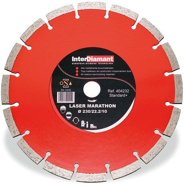 DISQUE DIAMANT UNI LASER MARATHON 230MM vue 1