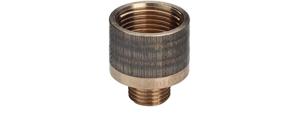 Viega réduction bronze 3/8"F x 1/4"M vue 1