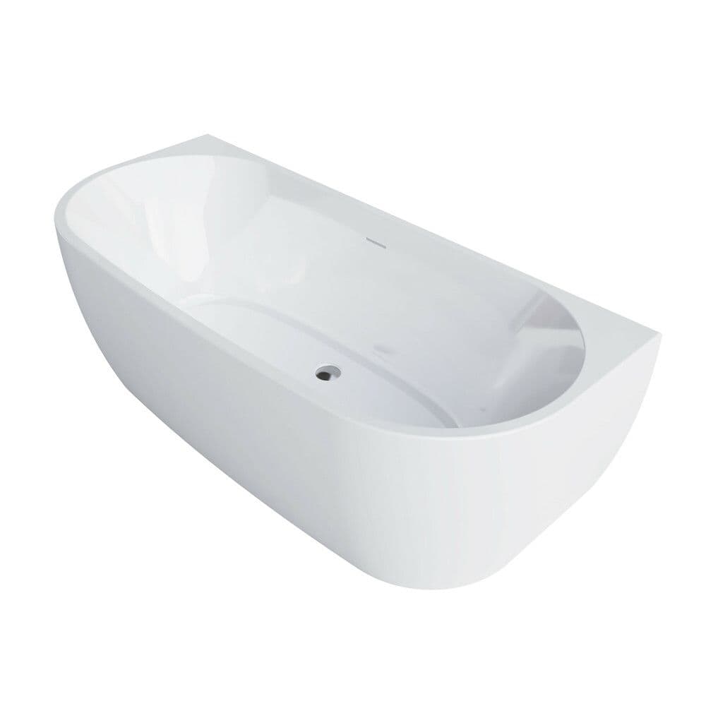 Van Marcke D-Shape Design baignoire duo 180x80 central brillant vue 1