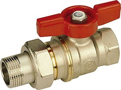ROBINET A BILLE RACC.3-PIECES GIAC.4/4" vue 1