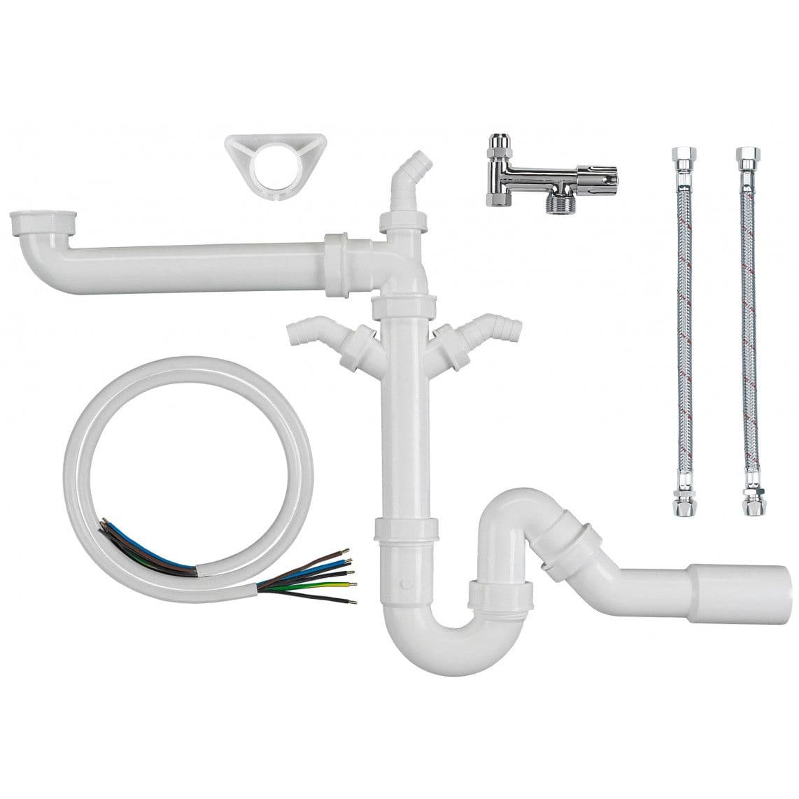 98833111 Kit de raccordement cuisine WK 11, blanc vue 1