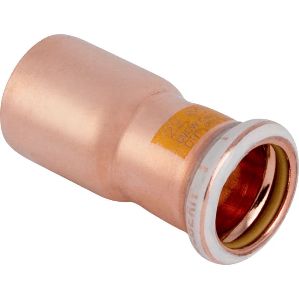 Geberit Mapress raccord sertir cuivre pour gaz réduction MF 18-15 vue 1