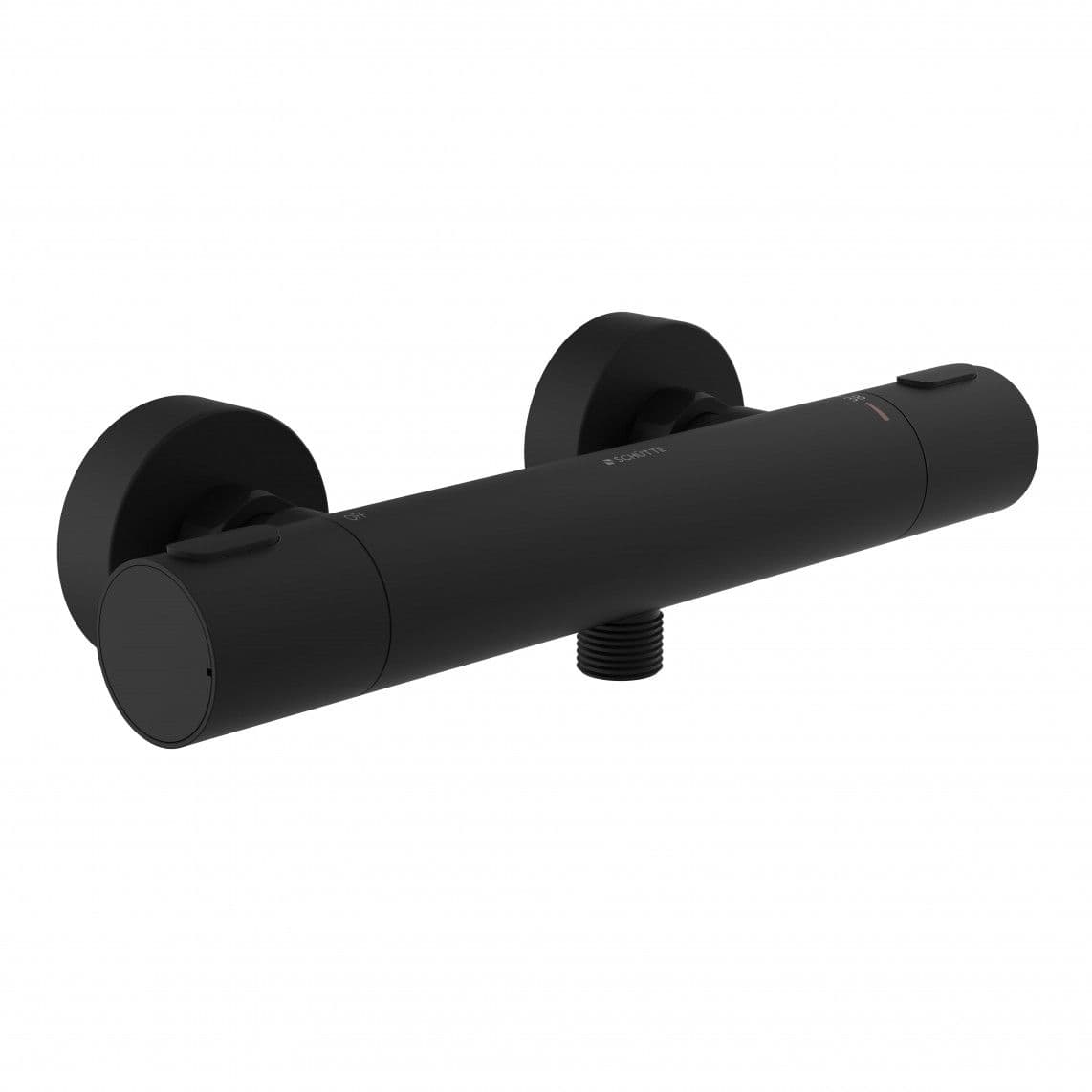 33186 LOS ANGELES Mitigeur thermostatique de douche, noir mat vue 1