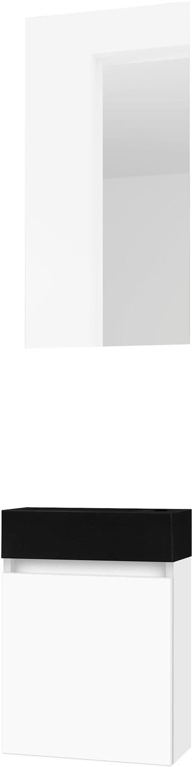 LAVE-MAINS FORM MINI LAVA/ 1 PORT/MIROIR BLANC vue 1