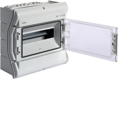 Coffret étanche IP65 - 12 modules vue 1