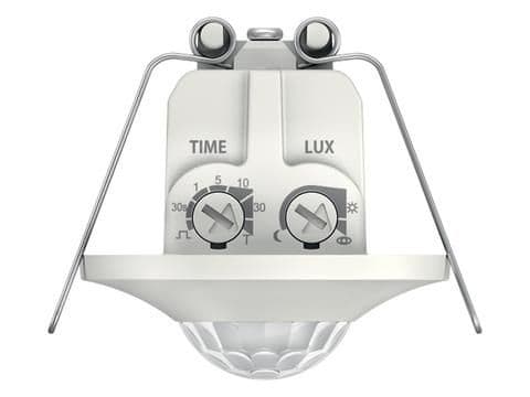 Détecteur de présence Blanc encastré 360° 1 canal 8m IP20 200W Led vue 1