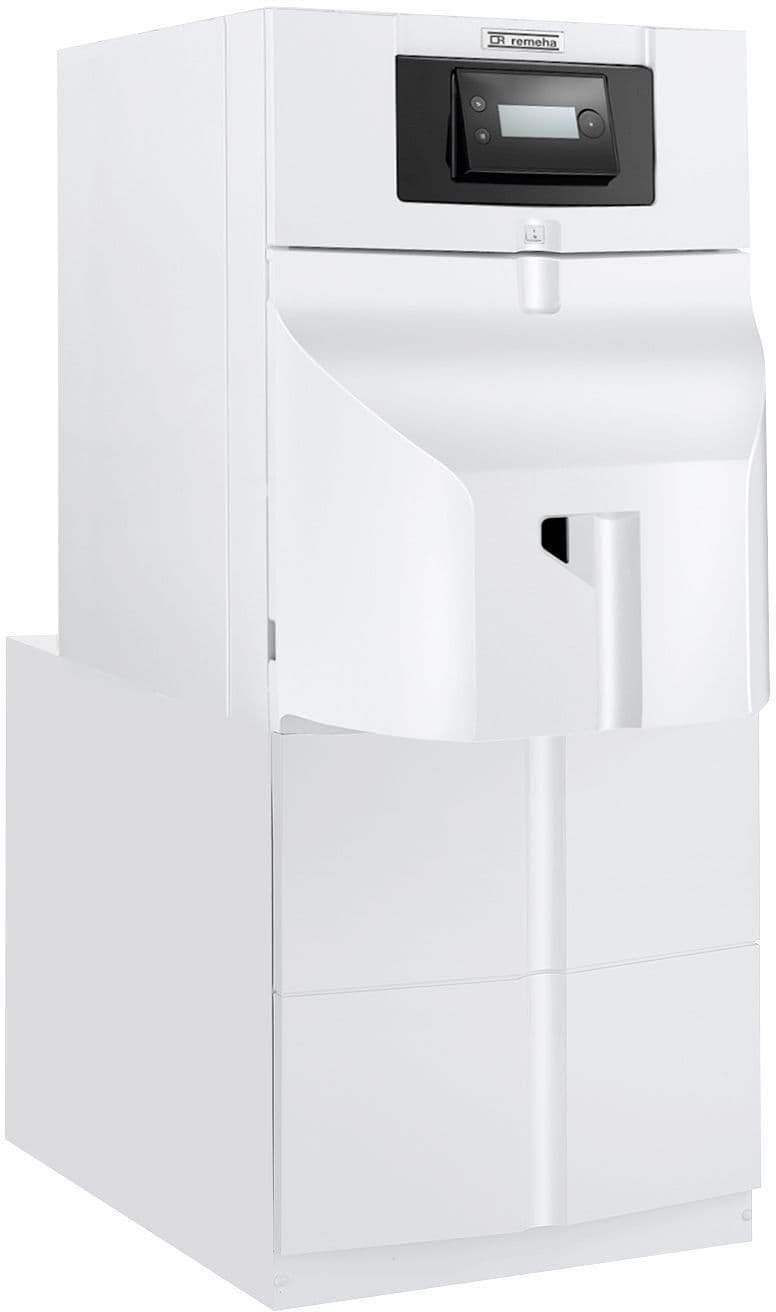 CHAUDIERE SOL FIOUL A CONDENSATION HERA 3-19 AVEC I- REGULATION + BOILER 110L REMEHA ERP B vue 1